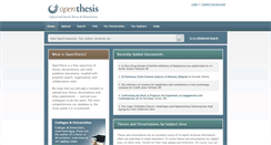 Desktop Screenshot of openthesis.org